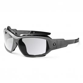 Ergodyne Loki 56100 Safety Glasses/Goggles - Matte Gray Frame - Clear Lens