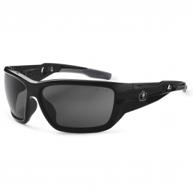 Ergodyne Baldr 57030 Safety Glasses - Black Frame - Smoke Lens