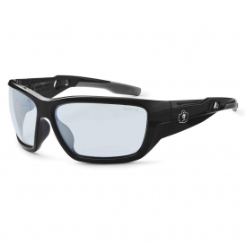 Ergodyne Baldr 57483 Safety Glasses - Matte Black Frame - Indoor/Outdoor Anti-Fog Lens
