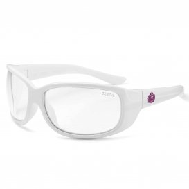 Ergodyne Erda 58200 Safety Glasses for Women - White Frame - Clear Lens