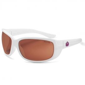 Ergodyne Erda 58221 Safety Glasses for Women - White Frame - Copper Polarized Lens