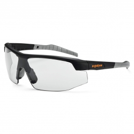 Ergodyne Skoll 59083 Safety Glasses - Matte Black Frame - Indoor/Outdoor Fog-Off Anti-Fog Lens