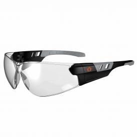 Ergodyne Skullerz 59180 SAGA Safety Glasses - Matte Black Frame - Clear Indoor/Outdoor Lens