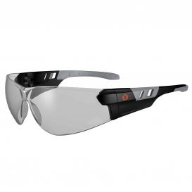Ergodyne Skullerz 59183 SAGA Safety Glasses - Matte Black Frame - Indoor/Outdoor Anti-Fog Lens