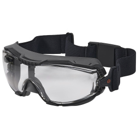 Ergodyne Arkyn 60312 Elastic Strap Safety Goggles - Black Frame - Clear Anti-Fog Lens
