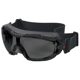 Ergodyne Arkyn 60315 Neoprene Strap Safety Goggles - Black Frame - Smoke Anti-Fog Lens