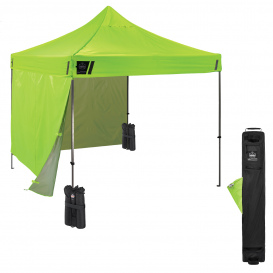 Ergodyne SHAX 6051 Heavy-Duty Pop-Up Tent Kit - Lime