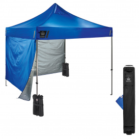 Ergodyne SHAX 6051 Heavy-Duty Pop-Up Tent Kit - Blue