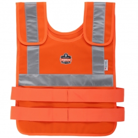 Ergodyne Chill-Its 6200HVR Cooling Vest with Charge Packs - Orange
