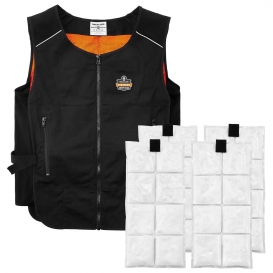 Ergodyne Chill-Its 6260 Lightweight Phase Change Cooling Vest with Packs