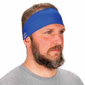 Ergodyne Chill-Its 6634 Performance Knit Cooling Headband - Blue