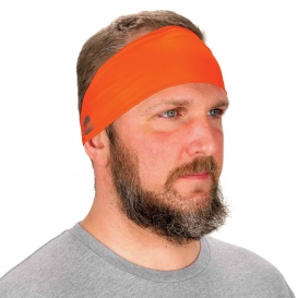 Ergodyne Chill-Its 6634 Performance Knit Cooling Headband - Orange