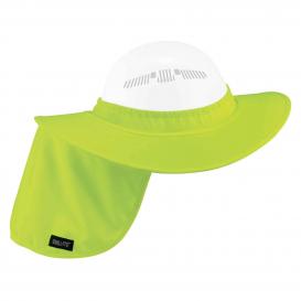 Ergodyne Chill-Its 6660 Hard Hat Brim with Shade - Yellow/Lime