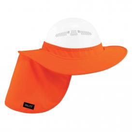Ergodyne Chill-Its 6660 Hard Hat Brim with Shade - Orange