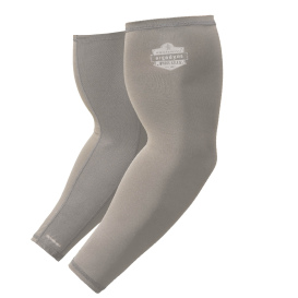 Ergodyne Chill-Its 6690 Performance Knit Cooling Arm Sleeves - Gray