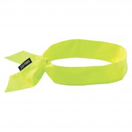 Ergodyne Chill-Its 6700 Evaporative Cooling Bandana with Tie Closure - Yellow/Lime