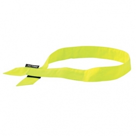 Ergodyne Chill-Its 6705 Evaporative Cooling Bandana with Hook & Loop Closure - Yellow/Lime