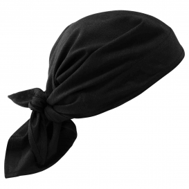 Ergodyne Chill-Its 6710CT Evaporation Cooling Triangle Hat w/ Cooling Towel - Black