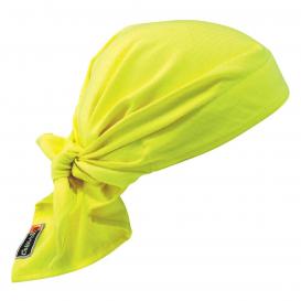 Ergodyne Chill-Its 6710FR Cooling FR Triangle Hat with Polymers - Yellow/Lime