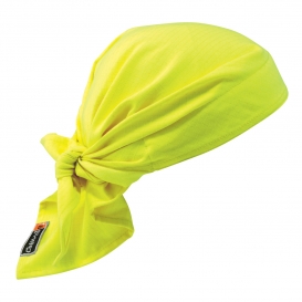 Ergodyne Chill-Its 6710FR Cooling FR Triangle Hat with Polymers - Yellow/Lime