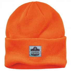 Ergodyne N-Ferno 6806 Cuffed Rib Knit Beanie Hat - Orange