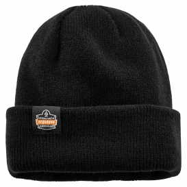 Ergodyne N-Ferno 6811Z Zippered Rib Knit Beanie Hat (Bump Cap NOT Included)