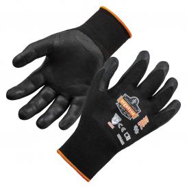 3M Thin Orange Work Gloves Woman Nitrile Rubber Coated Grip Touch