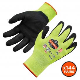 Ergodyne ProFlex 7021 Hi-Vis WSX Nitrile-Coated Cut-Resistant Gloves (Case of 144)