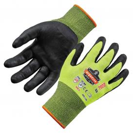 Ergodyne ProFlex 7022 Hi-Vis Cut Resistant DSX Nitrile Coated Gloves