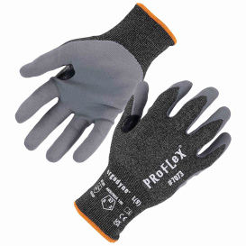 Ergodyne ProFlex 7073 Nitrile Coated Cut-Resistant Gloves - Gray