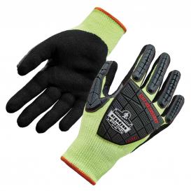 Ergodyne ProFlex 7141 Hi-Vis Nitrile-Coated DIR Level 4 Cut-Resistant Gloves