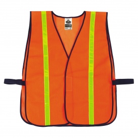 Ergodyne GloWear 8040HL Non-ANSI Hi-Gloss Safety Vest - Orange