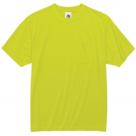 Ergodyne GloWear 8089 Non-ANSI Safety T-Shirt - Yellow/Lime
