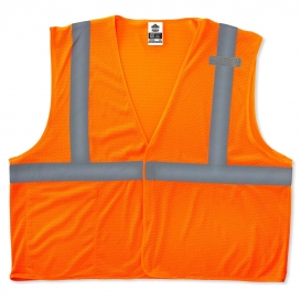 Ergodyne GloWear 8210HL Type R Class 2 Economy Safety Vest - Orange