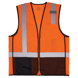 Ergodyne Glowear 8210ZBK Type R Class 2 Mesh Hi-Vis Safety Vest - Orange