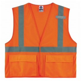 Ergodyne GloWear 8220HL Type R Class 2 Mesh Safety Vest - Orange