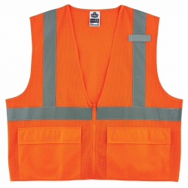 Ergodyne GloWear 8220Z Type R Class 2 Standard Mesh Safety Vest - Orange