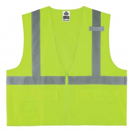 Ergodyne GloWear 8225Z Type R Class 2 Solid Safety Vest - Yellow/Lime