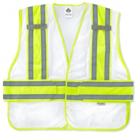 Ergodyne GloWear 8240HL Type R Class 2 Two-Tone Expandable Safety Vest - White
