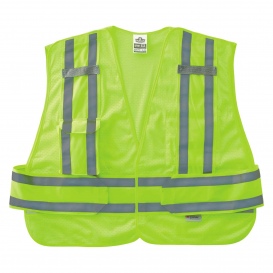 Ergodyne GloWear 8244PSV Type P Class 2 Expandable Public Safety Vest - Yellow/Lime