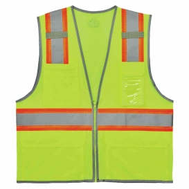 Ergodyne GloWear 8246Z Two-Tone Mesh Safety Vest - Yellow/Lime