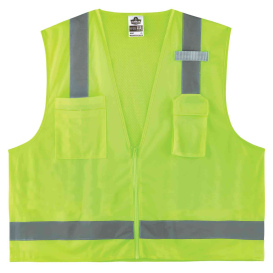 Ergodyne GloWear 8249Z Economy Surveyor Safety Vest - Yellow/Lime