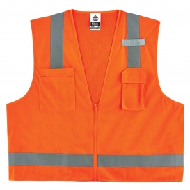 Ergodyne GloWear 8249Z Economy Surveyor Safety Vest - Orange