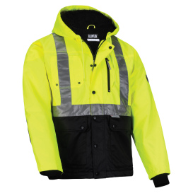 Ergodyne GloWear 8275 Type R Class 2 Heavy-Duty Hi-Vis Workwear Safety Jacket - Yellow/Lime