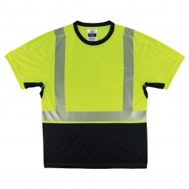 Ergodyne 8283BK GloWear Type R Class 2 Lightweight Performance T-Shirt - Yellow/Lime