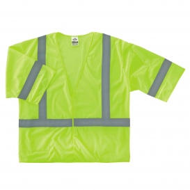 Ergodyne GloWear 8310HL Type R Class 3 Economy Safety Vest - Yellow/Lime