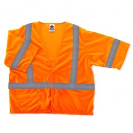 Ergodyne GloWear 8310HL Economy Vest - Velcro Closure - Orange