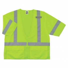 Ergodyne GloWear 8320Z Type R Class 3 Standard Safety Vest - Yellow/Lime