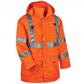 Ergodyne GloWear 8365 Type R Class 3 Rain Jacket - Orange