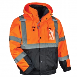 Ergodyne GloWear 8381 Type R Class 3 Performance 3-in-1 Bomber Jacket - Orange
